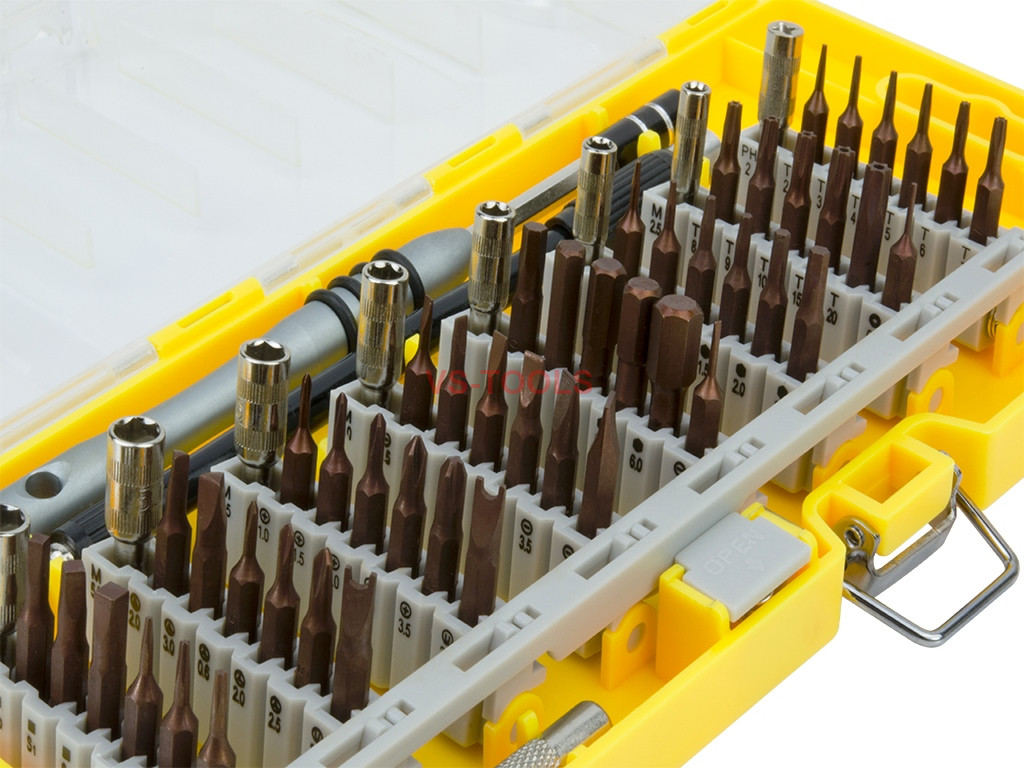 60pcs Pentalobe Tripoint Phillips Flat Torx Hex Robertson